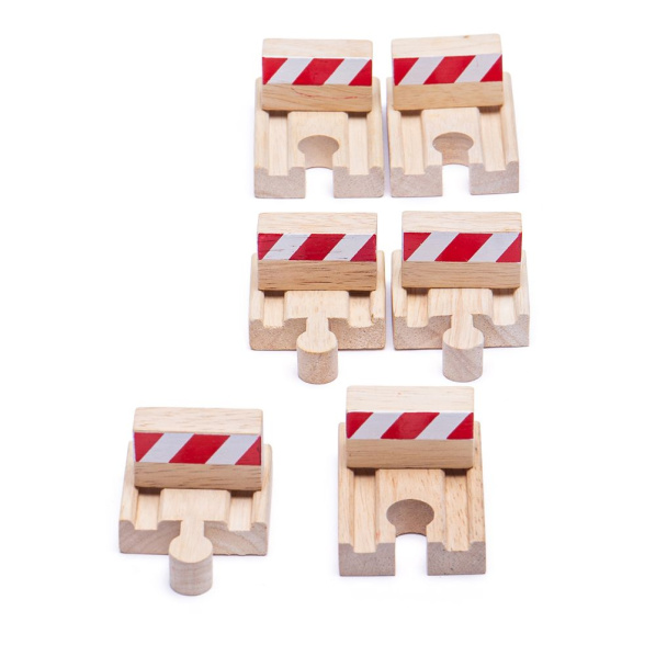 Bigjigs Rail Nárazníky 6 ks Bigjigs Rail Nárazníky 6 ks