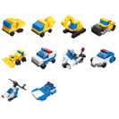 Qman 2105 Police Engineering Team 3v1 sada 10 kusů