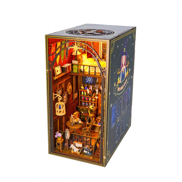 2Kids Toys 3D skládačka Zarážka na knihy miniatura domečku Domek kouzelnice Miry 2Kids Toys 3D skládačka Zarážka na knihy miniatura domečku Domek kouzelnice Miry