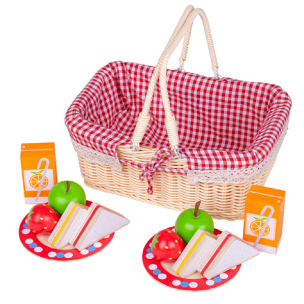 Bigjigs Toys Piknikový košík Bigjigs Toys Piknikový košík