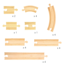 Bigjigs Rail Drevené koľaje set 24 dielov