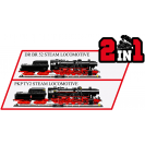 COBI 6287 Nemecká parná lokomotíva a návestidlo DR BR 52