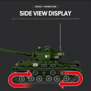 Reobrix 77030 Tank Sherman M4A3E8 – World of Tanks