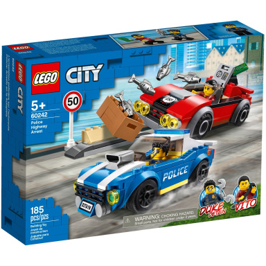 LEGO City 60242 Policajná naháňačka na diaľnici