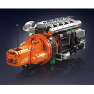 Mould King 10200 Riadový 6-valcový motor Scania s prevodovkou