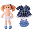 Bigjigs Toys – Látková bábika Katie 34 cm