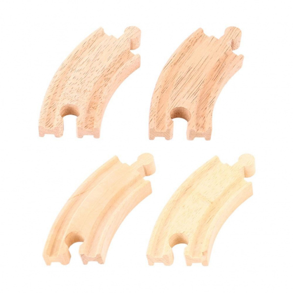 Bigjigs Rail Krátka kruhová koľaj 10 cm 4 ks Bigjigs Rail Krátka kruhová koľaj 10 cm 4 ks