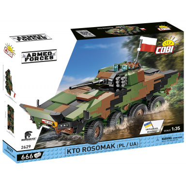 COBI 2629 Poľský kolesový obrnený transportér KTO Rosomak
