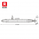 Reobrix 33049 Americká jadrová ponorka
