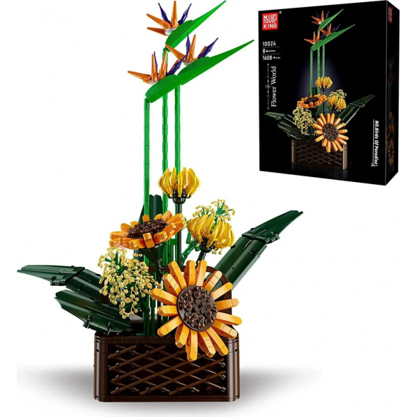 Mould King 10024S Kvety v kvetináči, Strelicie