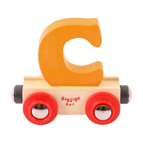 Bigjigs Rail Vagónik drevené vláčikodráhy - Písmeno C Bigjigs Rail Vagónik drevené vláčikodráhy - Písmeno C