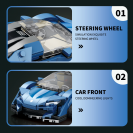 Reobrix 805 Automobil Koenigsegg Agera Blue