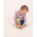 Bigjigs Baby Dřevěné Spojkostky Primary set