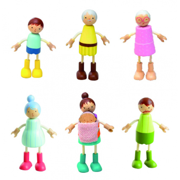 2Kids Toys Panenky do domečku Rodina