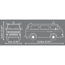 COBI 24637 Volkswagen T3 Polícia