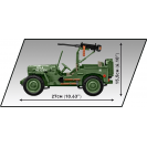 COBI 2805 Americký terénny automobil Jeep Willys MB