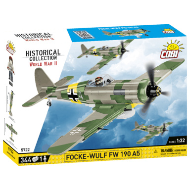 Cobi 5722 NĚMECKÝ STÍHACÍ LETOUN FOCKE-WULF FW 190 A5