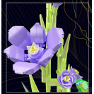 Mould King 10009 Kvety vo váze, Ruže a mečík