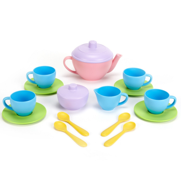 Green Toys Čajový set Pink 17 ks Green Toys Čajový set Pink 17 ks