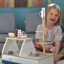 small foot Dřevěný zmrzlinový stánek