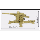 COBI 3143 Sd.Kfz. 8 – ťahanie 8,8 cm Flak 36 
