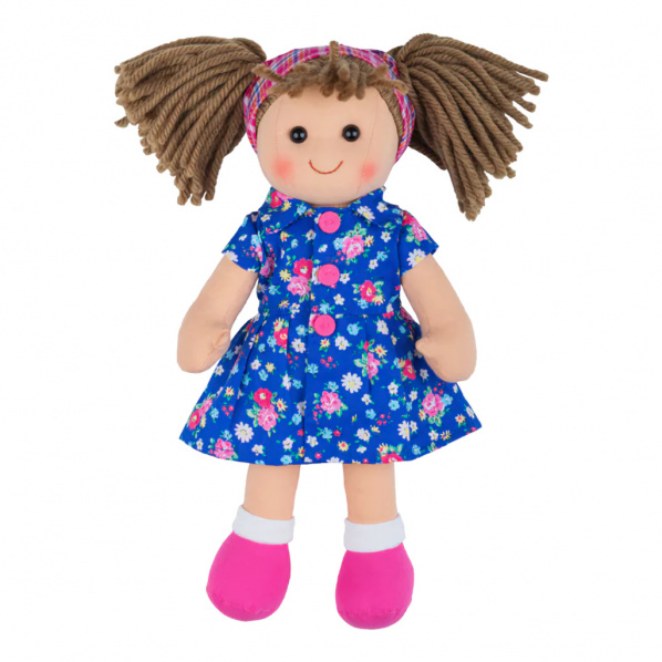 Bigjigs Toys Látková panenka Hollie 28 cm Bigjigs Toys Látková panenka Hollie 28 cm