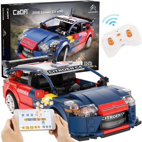 CaDA C51078W Športový automobil Citroen C4 WRC na diaľkové ovládanie CaDA C51078W Športový automobil Citroen C4 WRC na diaľkové ovládanie