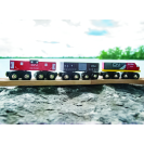 Bigjigs Rail CN nákladný vlak + koľaje