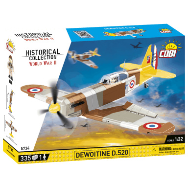 Cobi 5734 Francúzske stíhacie lietadlo Dewoitine D.520, II WW