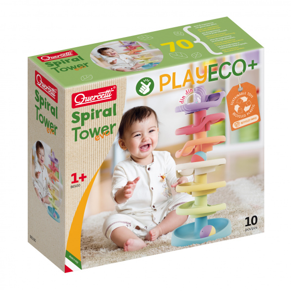 Quercetti 86500_PO PlayEco+ Spiral Tower 