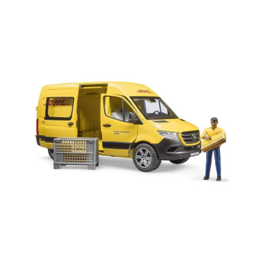 BRUDER Mercedes-Benz Sprinter DHL s řidičem a přísl.