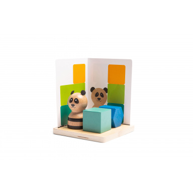 BS Toys Logické puzzle - Panda