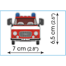 Cobi 24594 Youngtimer Barkas B1000 hasiči, 1:35, 151 k