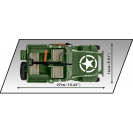 COBI 2804 Americký terénny automobil Jeep Willys s prívesom EXECUTIVE EDITION