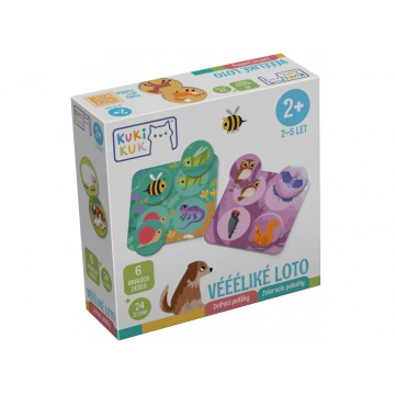 Betexa KukiKuk - Veľké loto Zvieracie pelechy