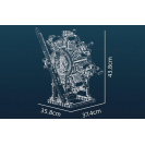 Mould King 10233 Radiálny letecký motor
