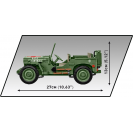 COBI 2806 Americký terénny automobil Jeep Willys MB