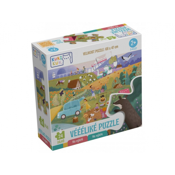 Betexa KukiKuk - Veľké puzzle Na výlete