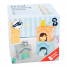 Small Foot Skladacia veža pastelová so zvieratkami