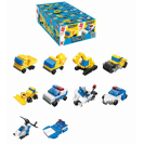 Qman 2105 Police Engineering Team 3v1 sada 10 kusů