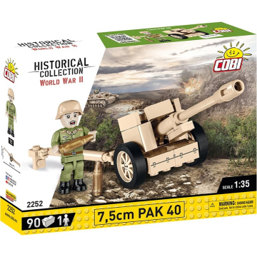 COBI 2252 Nemecké protitankové delo 7,5 cm Pak 40