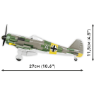 Cobi 5722 NĚMECKÝ STÍHACÍ LETOUN FOCKE-WULF FW 190 A5