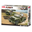 Sluban B0853 Americký Jeep a protitankové delo