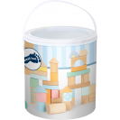 Small Foot Drevené kocky pastelové 50 ks