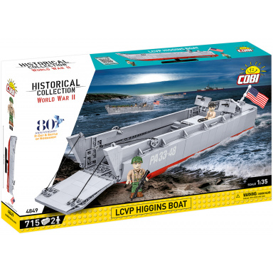 COBI 4849 Americký výsadkový čln Higgins Boat