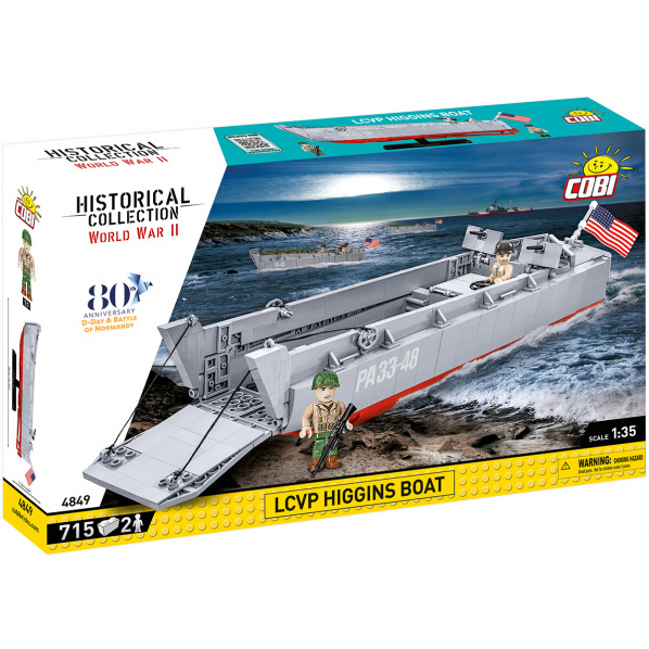 COBI 4849 Americký výsadkový čln Higgins Boat COBI 4849 Americký výsadkový čln Higgins Boat