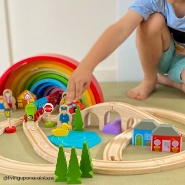 Bigjigs Rail Drevená vláčikodráha osmička