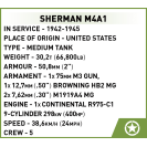 COBI 2715 Americký tank Sherman M4A1