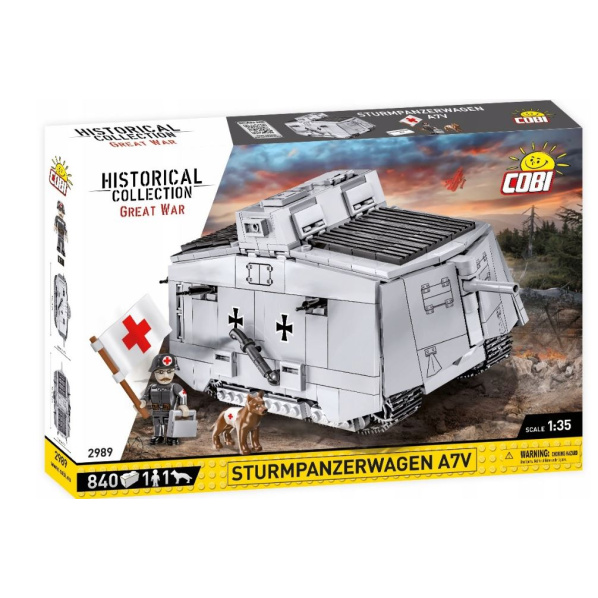 Cobi 2989 German tank STURMPANZERWAGEN A7V Cobi 2989 German tank STURMPANZERWAGEN A7V