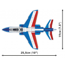 COBI 5841 Francúzske akrobatické lietadlo Alpha Jet – PATROUILLE DE FRANCE
